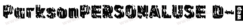 ParksonPERSONALUSE D字体转换